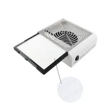 Мини-пылесос для ногтей с круглым лицом, 40 Вт, фильтр высокой мощности, выдвижной настольный очиститель для ногтей, пылесборник для ногтей, Тип ЕС, США