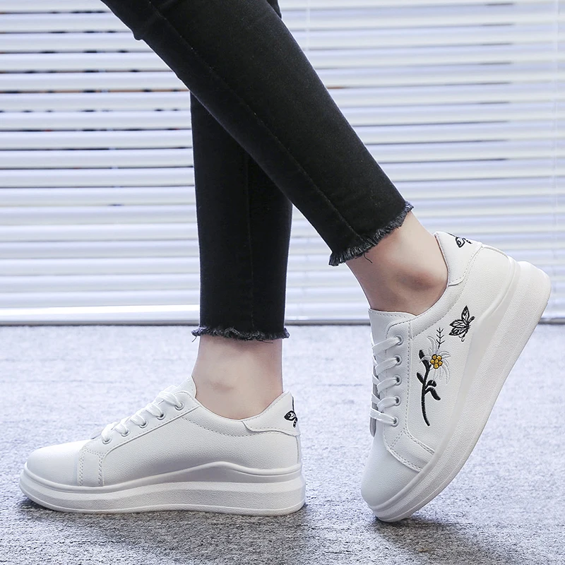 Sapato feminino zapatos mujer; коллекция года; женская обувь для тенниса; спортивная обувь; Tenis Blancos; кроссовки на плоской подошве для прогулок; Tenis Plataforma; дешево; 7