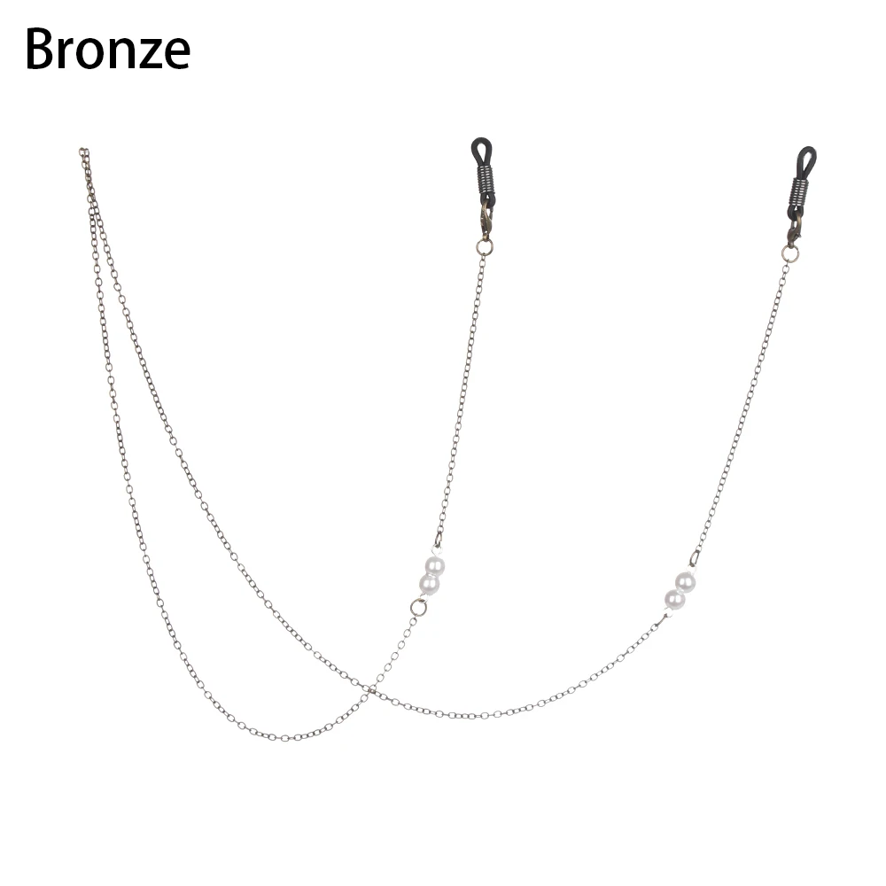 1Pcs Eyeglasses Chains for Women Metal Sunglasses Reading Glasses Cords Vintage Glasses Holder Strap Lanyards Eyewear Necklace - Цвет: 75cm