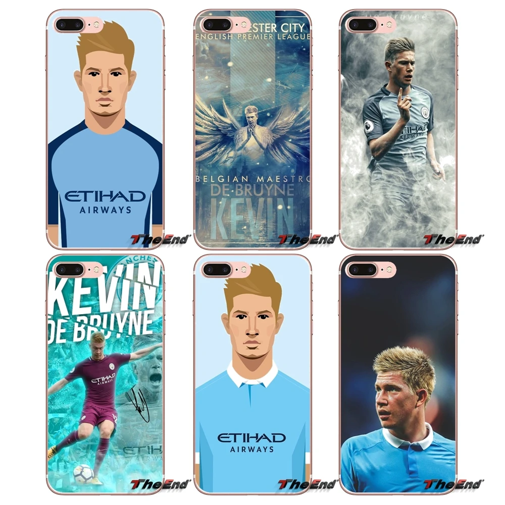 

Kevin De Bruyne For iPhone X 4 4S 5 5S 5C SE 6 6S 7 8 Plus Samsung Galaxy J1 J3 J5 J7 A3 A5 2016 2017 TPU Transparent Case Cover
