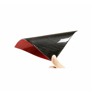 

Real Carbon Fiber Car Center Console Sticker For Tesla 3 Y 2017-2020 Accessories Car Stickers