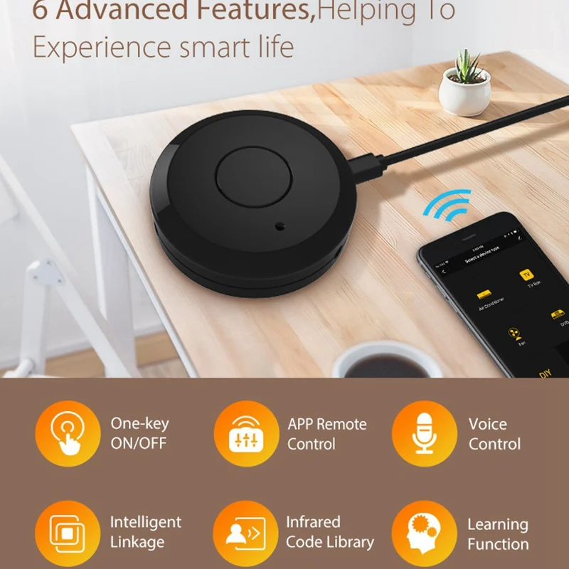 ABKT-WiFi инфракрасный пульт дистанционного управления умный беспроводной универсальный пульт дистанционного управления