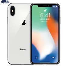 Разблокированный Entsperrt Apple iPhone X 4G LTE удобный 5,8 ''12. 0MP 3g ram 64G/256G rom Gesicht ID удобный