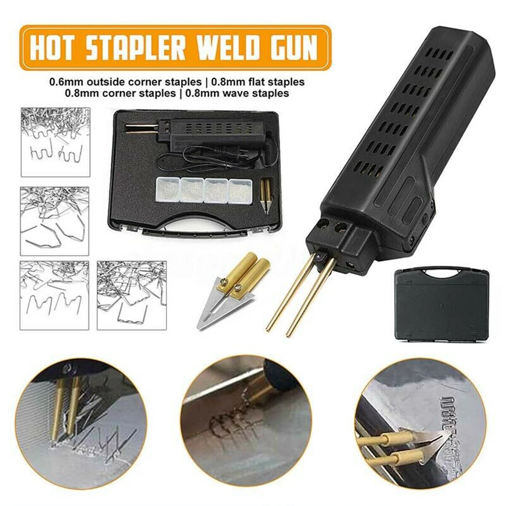 

Parts Repair Multifunctional 220-250V Welding Torch Kit EU Plug 200 Staple Durable Plastic Tool Fairing Car Bumper Home