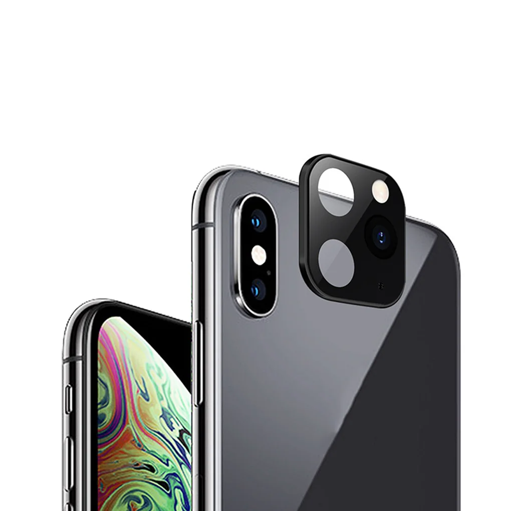 

FOR iPhone Apple X XS XSMAX Seconds Change 11 Lens Sticker Modified 11PROMAX Modified Case Lens Camera Lens Phone Case Cover