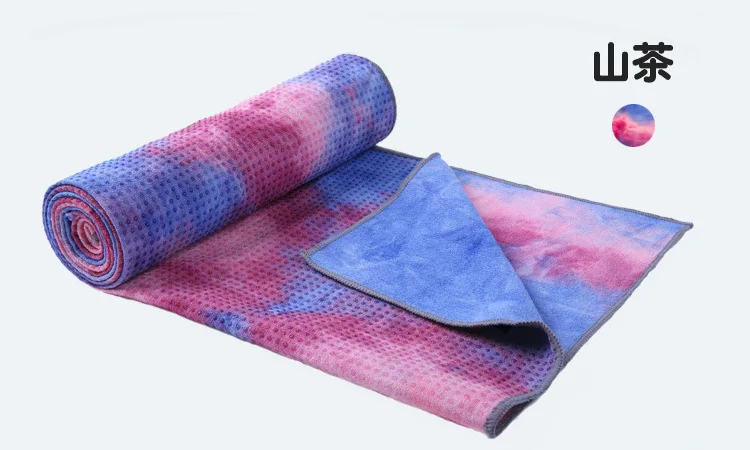 Non-slip Yoga Mat Shop Towel Environmental Protection Printing Tie-dye Yoga Shop Towel Fitness Exercise Yoga Blanket Yoga Towel