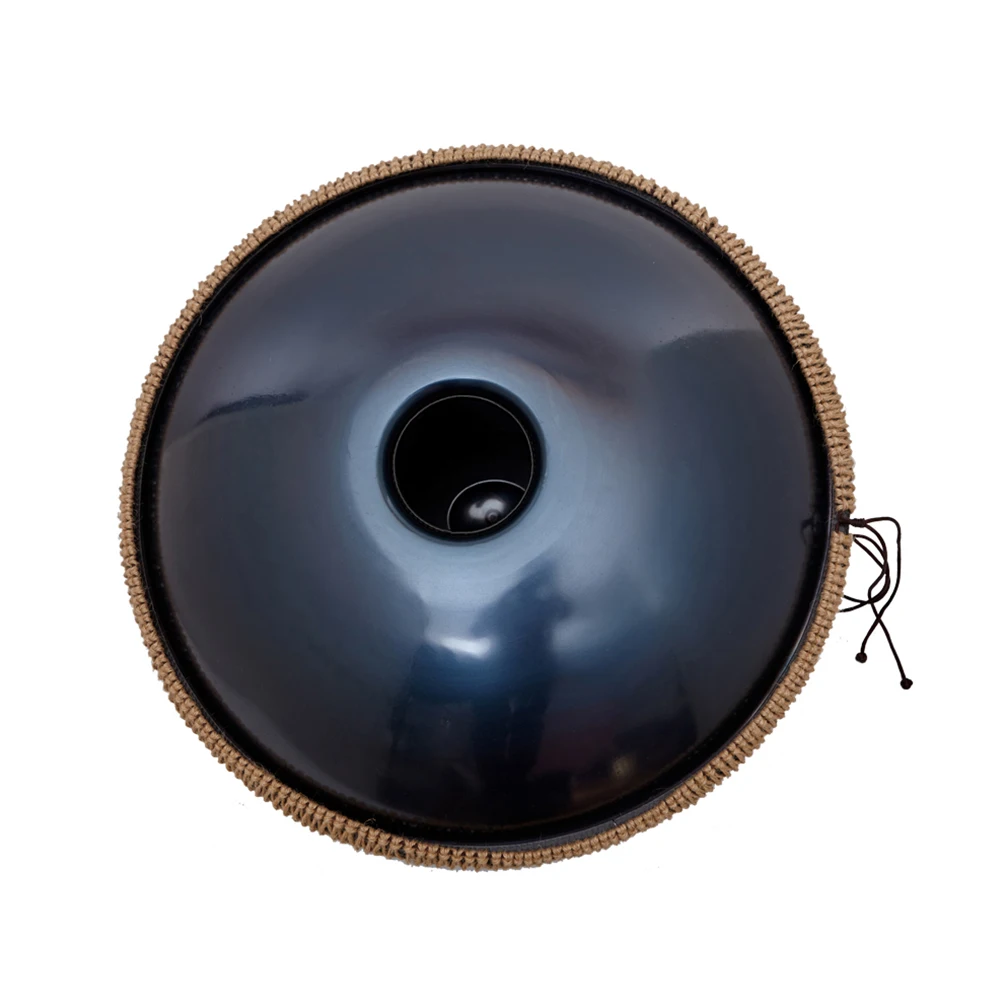 10 нот Handpan ручная кастрюля ручной барабан музыкальный ударный инструмент подарок с барабаном палочка ткань для чистки металлическая подставка сумка для переноски