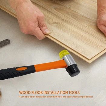 

Plastic Kit with Spaces Pull Bar Rubber Block Hand Tools Set with Non-slip Rubber Handles for Flooring Installation