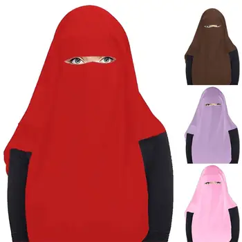 

Women Muslim Headwear Turban Hijab Niqab VeilIslamic Face Cover Scarf Shawl muslim crinkle hijab scarf soft cotton headscarf