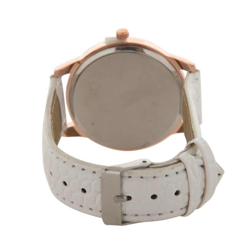 Женские кварцевые часы с британским флагом Union Jack белые кожаные WAA211|Женские часы|