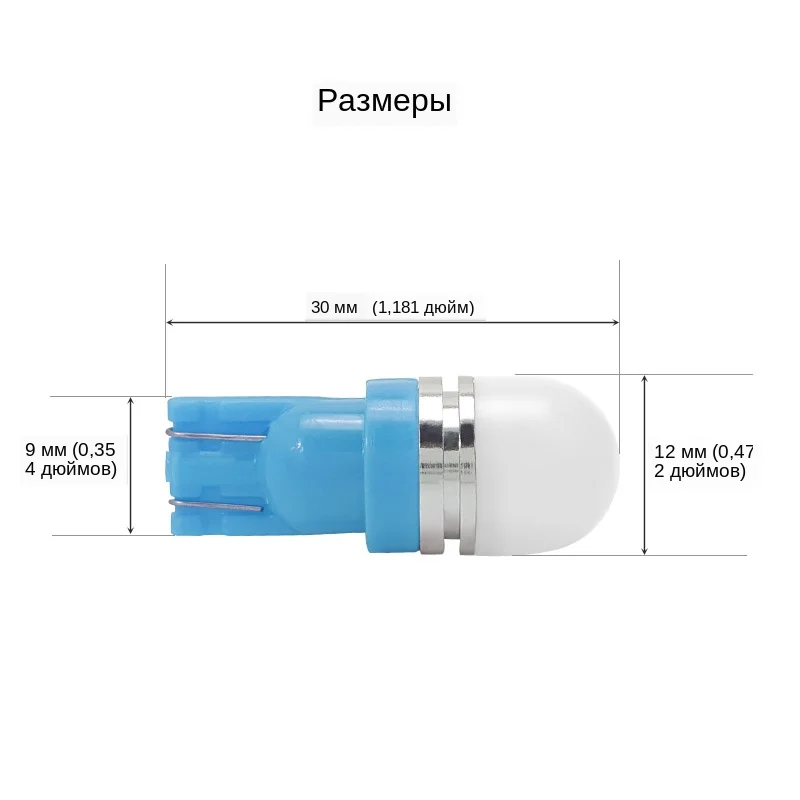 CNSUNNYLIGHT 20pcs High Quality T10 W5W LED Side Width License Plate Lamp Turn Signal Clearance Brake Bulbs Trunk Reading Lights (8)