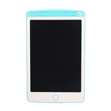 Цифровой графический планшет для рисования, детский блокнот для письма, электронный 8,5 дюймовый ЖК-дисплей, ультра-тонкая доска для сообщений с ручкой, Детский обучающий коврик