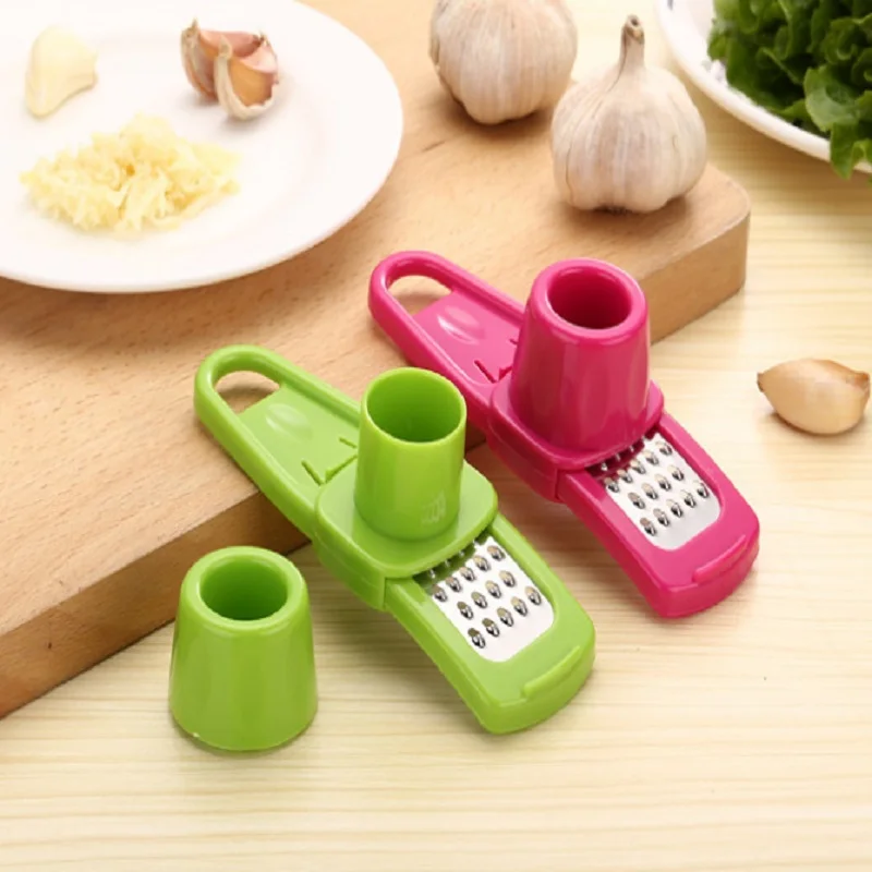 Color Kitchen Accessories Plastic Ginger Garlic Grinding Tool Magic Silicone Peeler Slicer Cutter Grater Planer