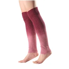 Женские высокие теплые гольфы, зимние разноцветные шерстяные носки, Длинные Гетры выше колен, вязаные носки для обуви, Beenwarmers#3