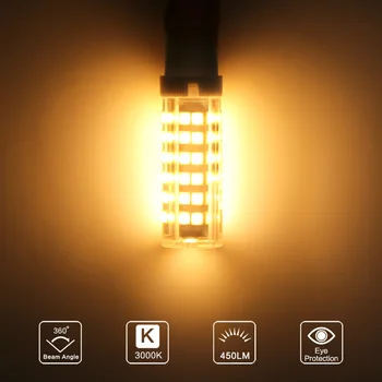 

LED Corn Lamp G9 LED Bulb Ceramic 2835SMD 6W LED Corn Lamp Lights Replace Halogen Chandelier Light 220V 120V