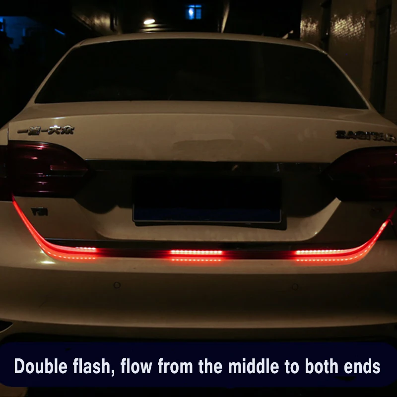 Carnuoc 2 шт. светодиодные дневные ходовые огни DRL сигнал поворота Led багажник коробка задние фары, аксессуары для автомобиля тормозные огни для авто