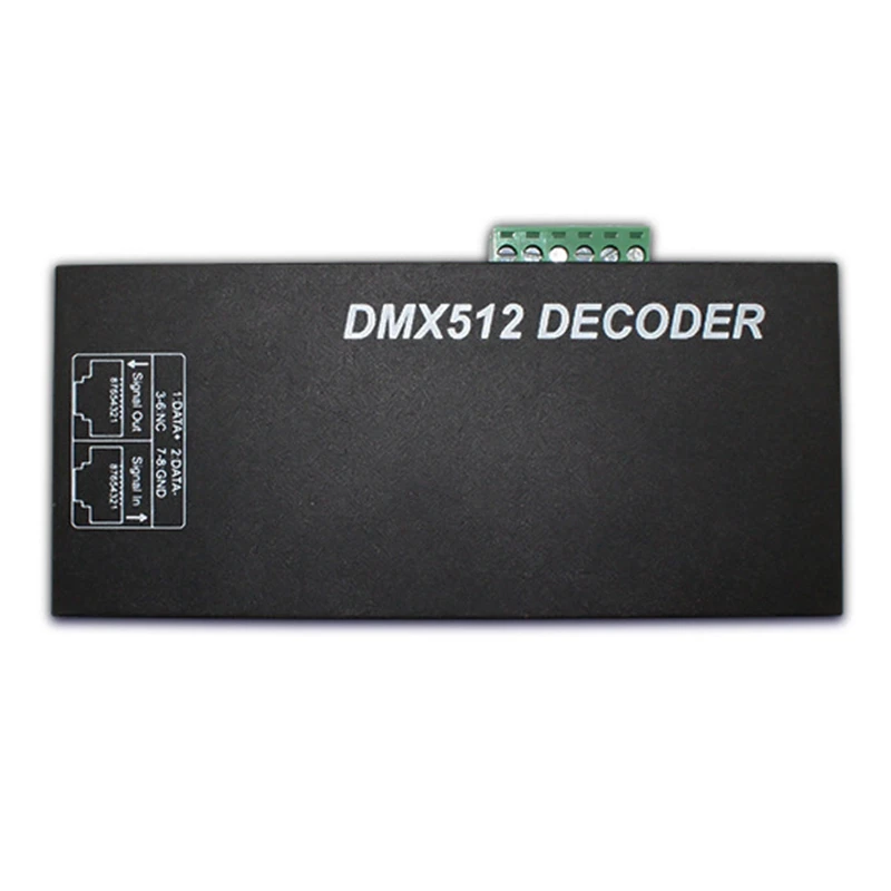 3CH RGBW DMX 512 декодер светодиодный контроллер 3 канала x 4A светодиодный дисплей для светодиодной ленты светильник DC12-24V