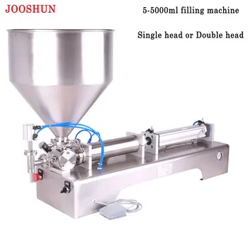 

Quantitative liquid filling machine single head pneumatic paste filling machine stainless steel foot control filler 5-5000ml