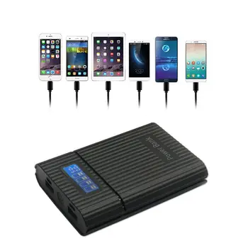 

Anti-Reverse DIY Power Bank Box 4x 18650 Battery LCD Display Charger For iphone