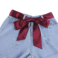 Girl Wide Waist Fabric Belt Women Ladies Silk Scarf Solid Ribbon Knot Rope Dress