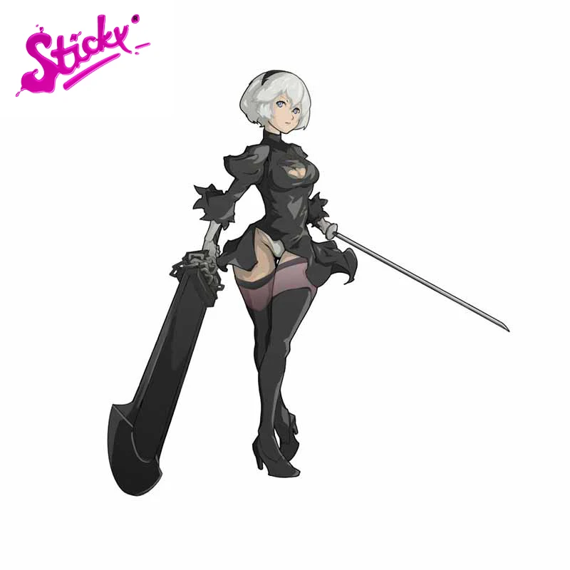 Nier: Automata 2B Anime Game JDM Decal Sticker 005 Anime Stickery