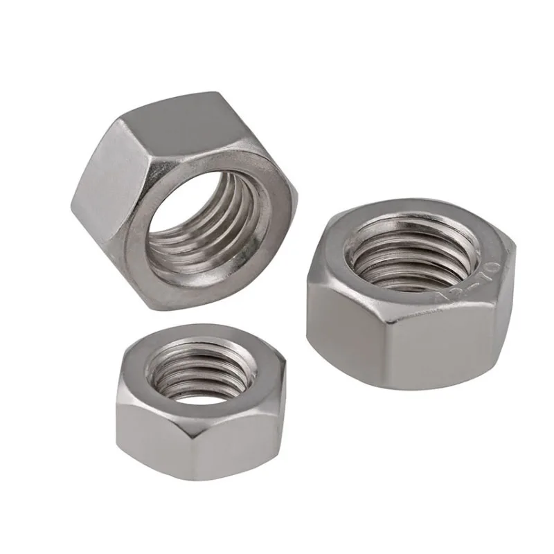 304 Stainless Steel Coarse Thread American Hexagon Nut UNC Hex 4#-40 -- 3/4-10 5Pcs | Обустройство дома