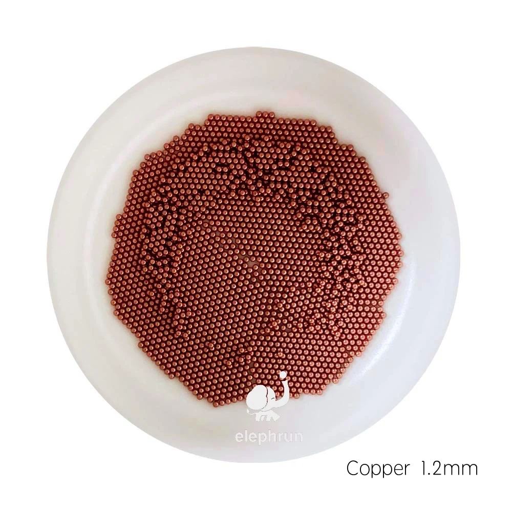 1,2 мм медные твердые шарики подшипников (мин