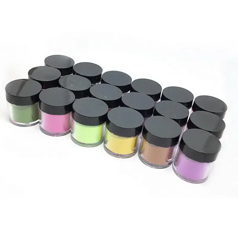 

18 Color Crystal Powder Carved Special High Purity Crystal Powder Nail Tool LDO99