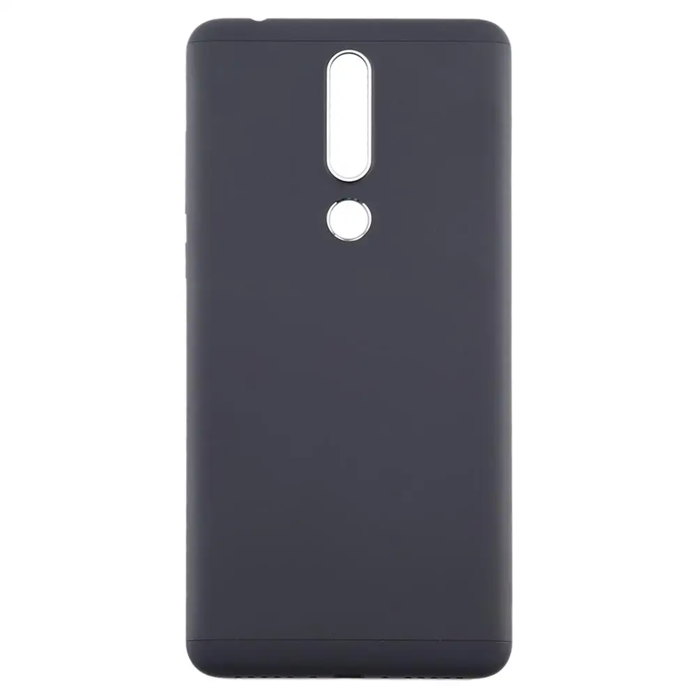 Задняя крышка аккумулятора с боковыми клавишами для Nokia 3,1 Plus - Цвет: Черный