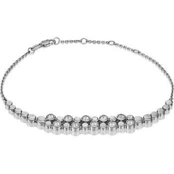 

Yuz platinum bracelet with Swarovski crystals in white gold