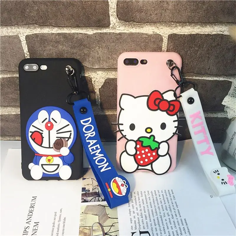 Case For OPPO F7 A53 A59 F1s A39 R11 R11s R9S Plus F3 A77 F5 A79 A83 R15 A5 A3 R17 Cute Cartoon Cat Strawberry Back Cover |