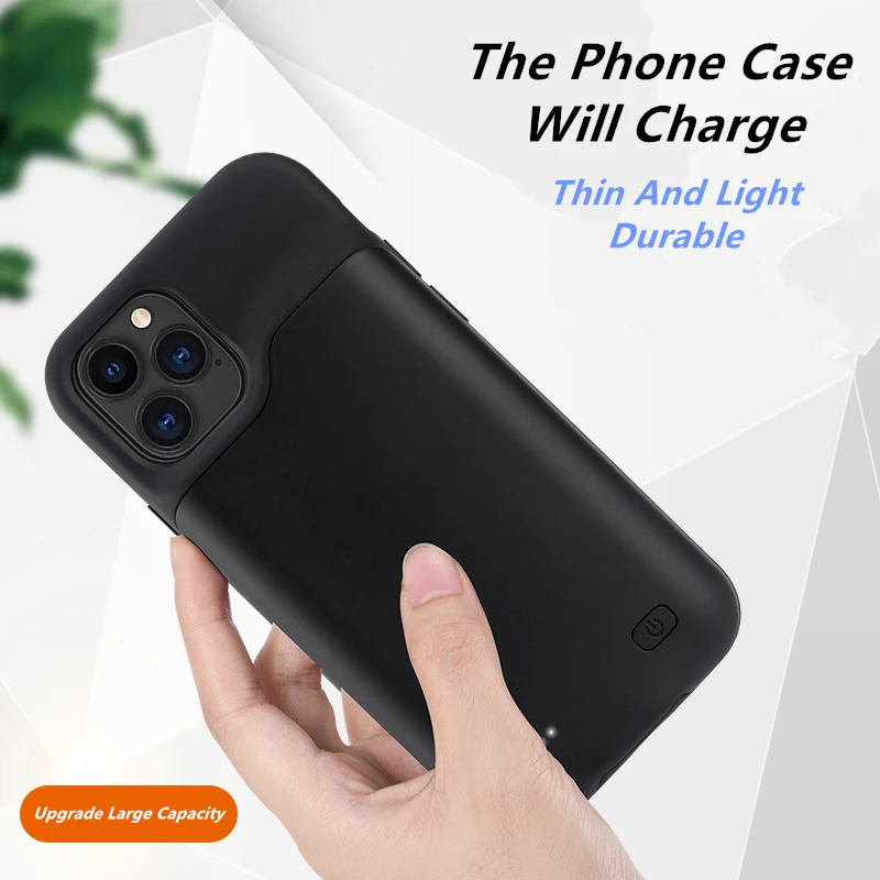 For iphone 12 Mini 12 Pro Max Battery Case Thin Smart Charger