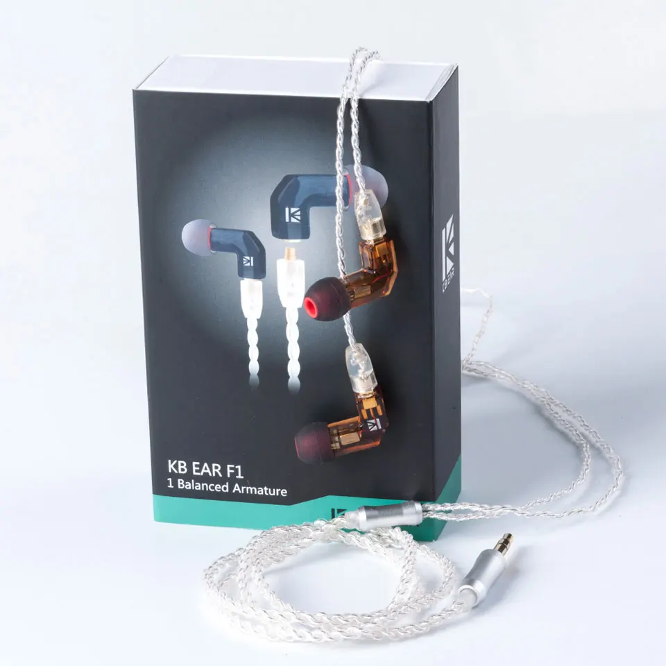 Наушники KB EAR F1 сбалансированные наушники с ушками проводные HIFI гарнитура