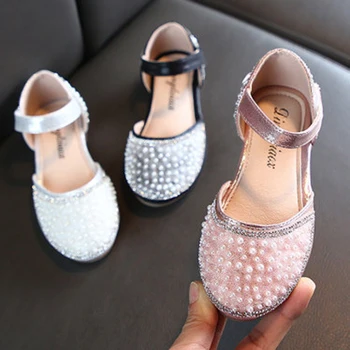 

Kids Shoes Summer Girls Sandals Breathable Princess Leather Sneakers Children Casual Shoes Outdoor Flat Shoes Sandalia Infantil