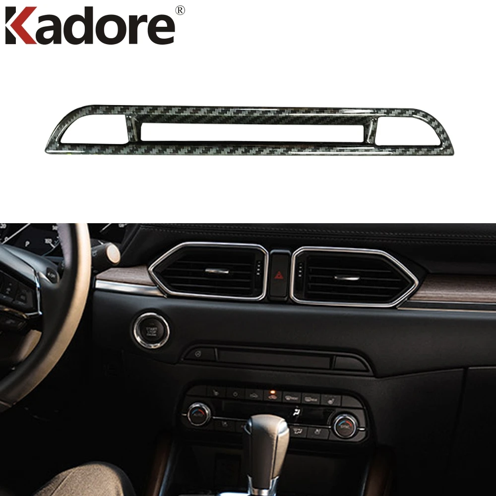 Для Mazda CX 5 CX5 8 CX8 2017 2020 полоски из углеродного волокна CD декоративная крышка