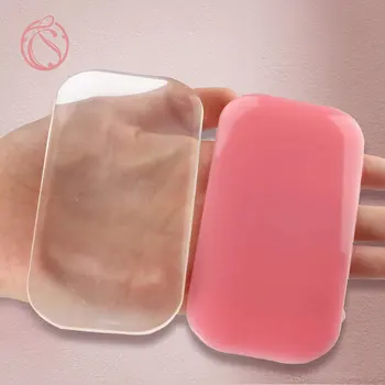 

10pcs Grafting Extension Silicone Pallet Tool Eyelashes Extensions Glue Pad Gasket Forehead Sticker Pad Silicone Transparent
