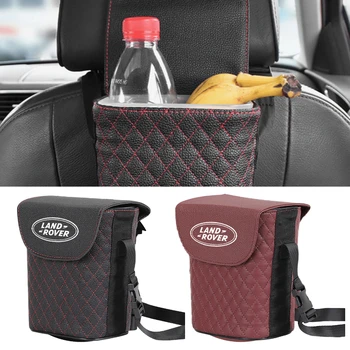 

Car Seat Back Storage Bag Trash Bin for Land Rover Defender 110 Range Rover Freelander 1 X79 Discovery 3 4 X99 200 Sport Evoqu