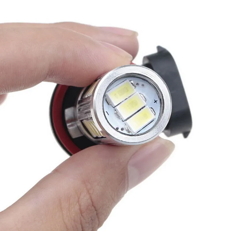 Vehemo супер яркий H11/H8 SMD5630 Белый светодиодный Авто автомобильная противотуманная фара дальнего света головной светильник 12 В 3 Вт лампы