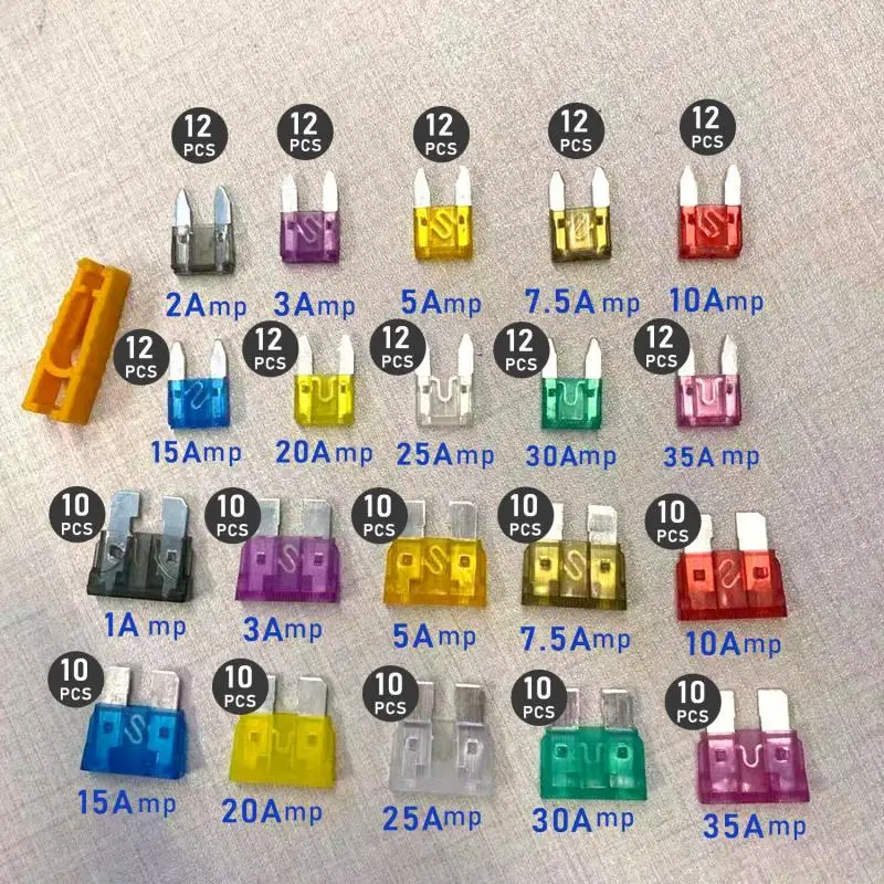 220 шт. набор предохранителей для автомобилей и грузовиков APM, ATM Mini и standard Blade Fuse ассортимент Ассорти набор лезвий мини Автомобильная страховая пленка