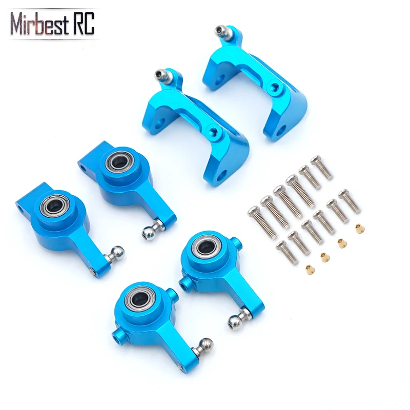 

Aluminum Front Rear Steering Hub Base C Carrier Knuckle Upgrade Kit For Wltoys A959 A949 A969 A979 K929 1/18 RC Car