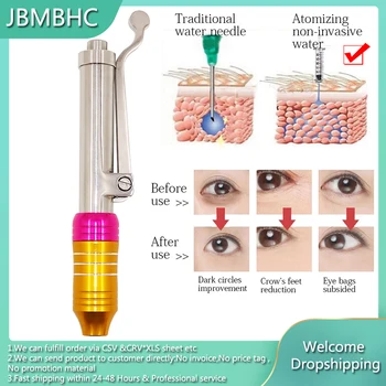 

High Pressure Nebulizer Hyaluronic Pen Gun - Microneedling No-Needle Hyaluron Injection Gun With 0.3 ml Ampuole Syringe