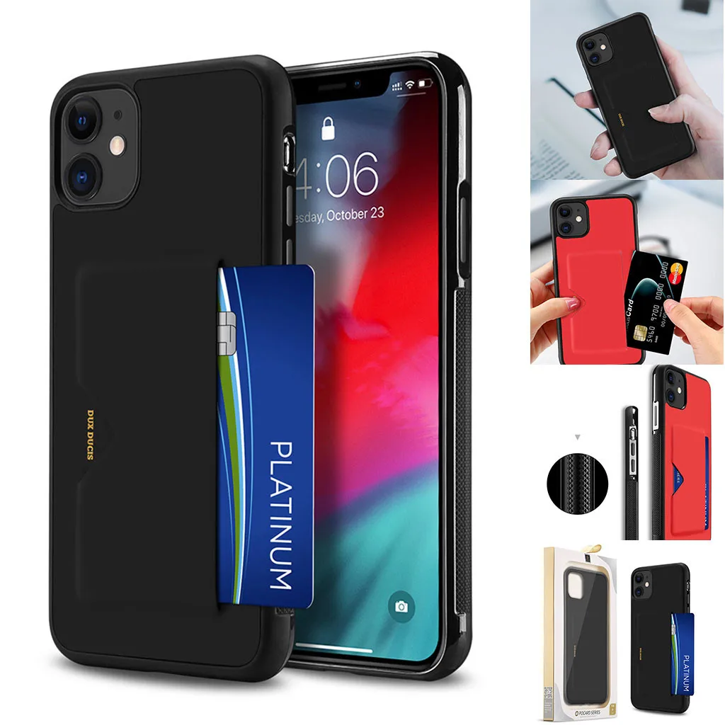 Модный защитный чехол для телефона с отделением кредитных карт IPhone11 Pro Max 6 5 дюйма