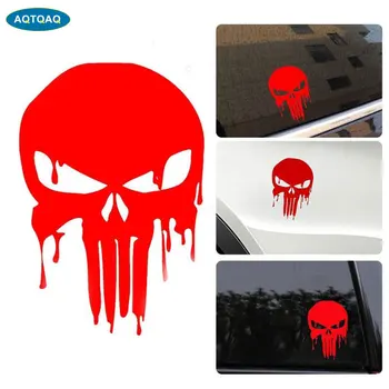 

1Pcs 14.5*9.6cm Skull Funny Car Stickers Car Window Decorative Sticker Skull Decal for Car Decoration