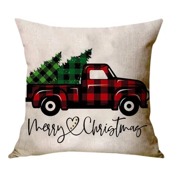 

top selling 2020 Home Christmas Decor Cushion Cover Survived Family Pillowcase Throw Pillow Cover Support Wholesale Dropshipping