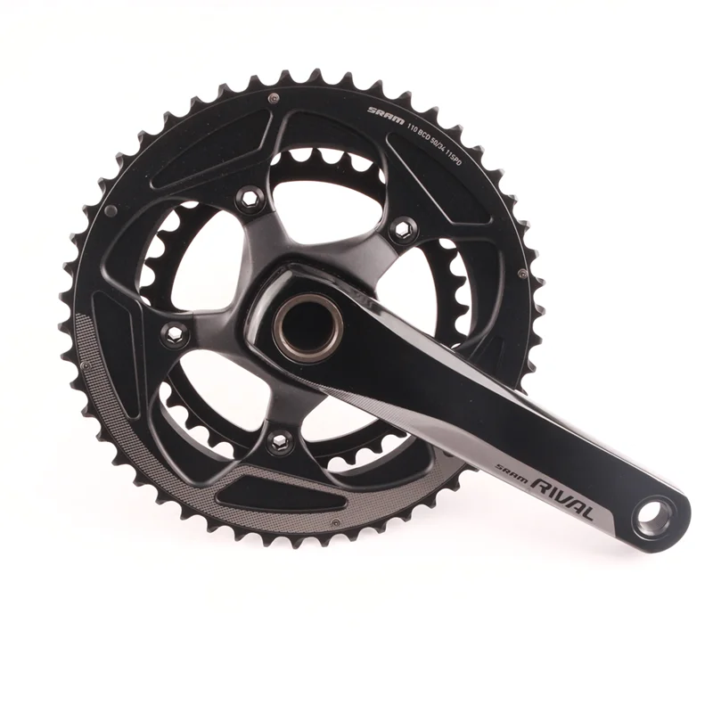 Лучшая цена! SRAM Rival 22 Дорожный велосипед 2x11 скоростной шатун 170 мм 50-34 110 мм BCD gxp дешевые 105 5800