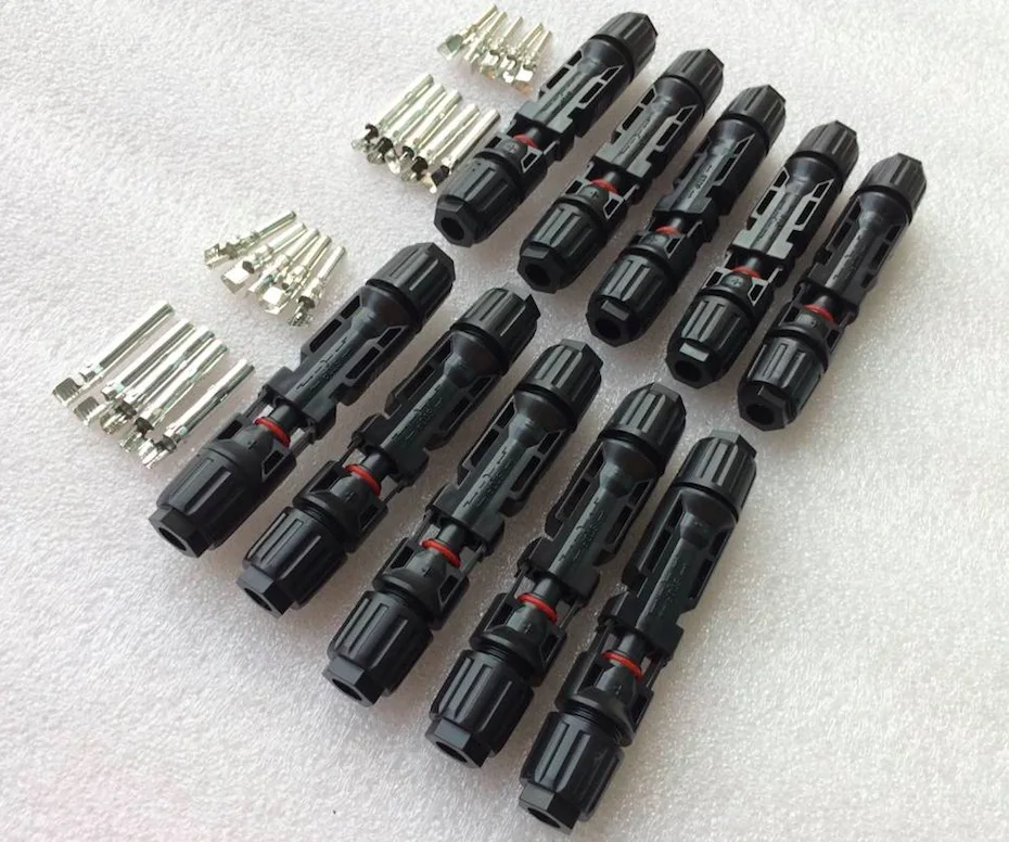 

500 Pairs/lot 1000 Pieces MC4 Male + Female M/F Connectors Set for PV Solar Panel Cable Solar Panel branch series Connection