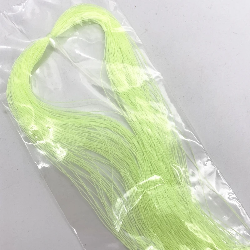 2Bags*Jig Hook Assist lUMINOUS Tinsel Twisted Fly FishingTying Crystal  Flash Hook Lure Trout fly Fishing Tying Material Sabaki