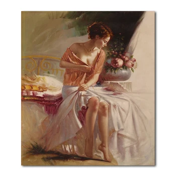 

50*60cm Art Oil Painting on Canvas Posters And Prints Scandinavian Wall Art Picture for Living Room Decoration Picture Home