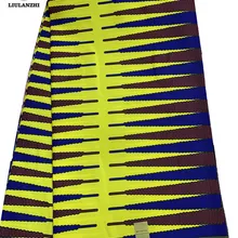 LIULANZHI(6 ярдов/партия) Африканская восковая ткань s для платья новая настоящая восковая ткань Анкара восковая полиэфирная ткань ML56L01-ML56L10