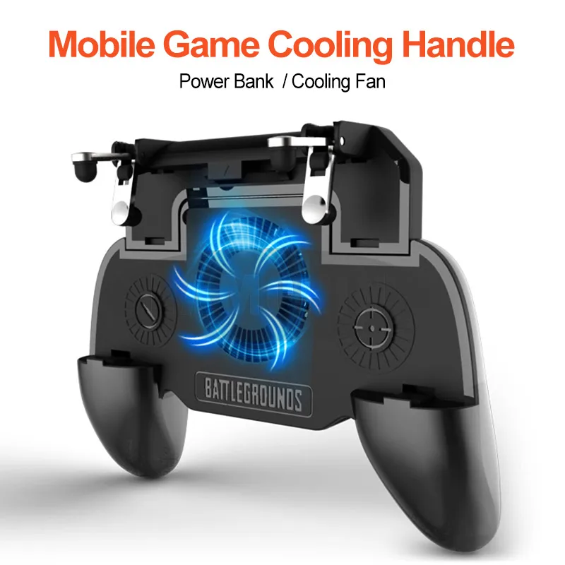 Триггер Съемки игровой контроллер геймпад джойстик с охлаждающим вентилятором шесть пальцев PUBG игровой контроллер геймпад для Android